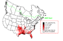 Little Blue Heron Breeding Map