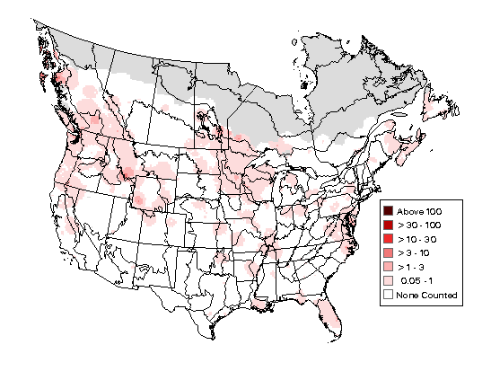 Bald Eagle Breeding Map