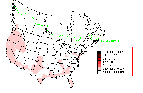 Barn Owl Winter Map