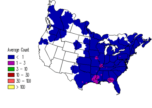 Barred Owl CBC Map