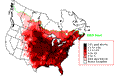 Common Grackle Breeding Map