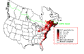 G B-backed Gull Winter Map