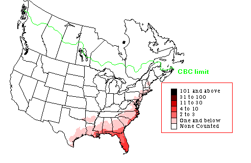 Gray Catbird Breeding Map