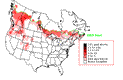 Gray Jay Breeding Map