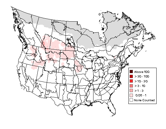 Gray Partridge Breeding Map