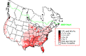 Green Heron Breeding Map