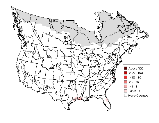 King Rail Breeding Map