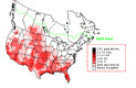 Loggerhead Shrike Breeding Map