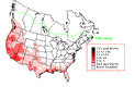 Marsh Wren Winter Map