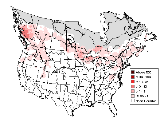 Ruffed Grouse Breeding Map