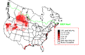 Willet Breeding Map